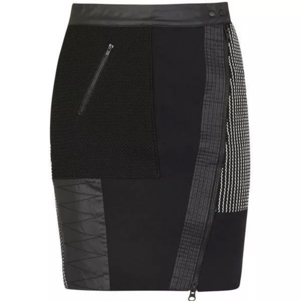 Elizabeth and James Hastings Leather Skirt